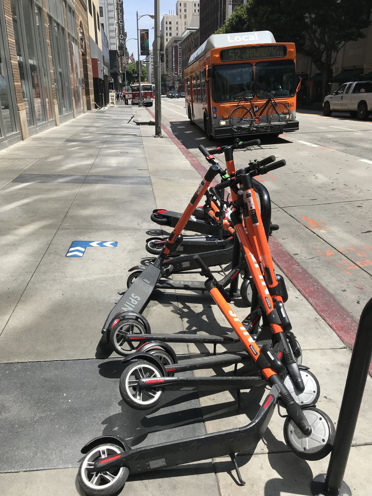 Too Many Scooters on Downtown Streets